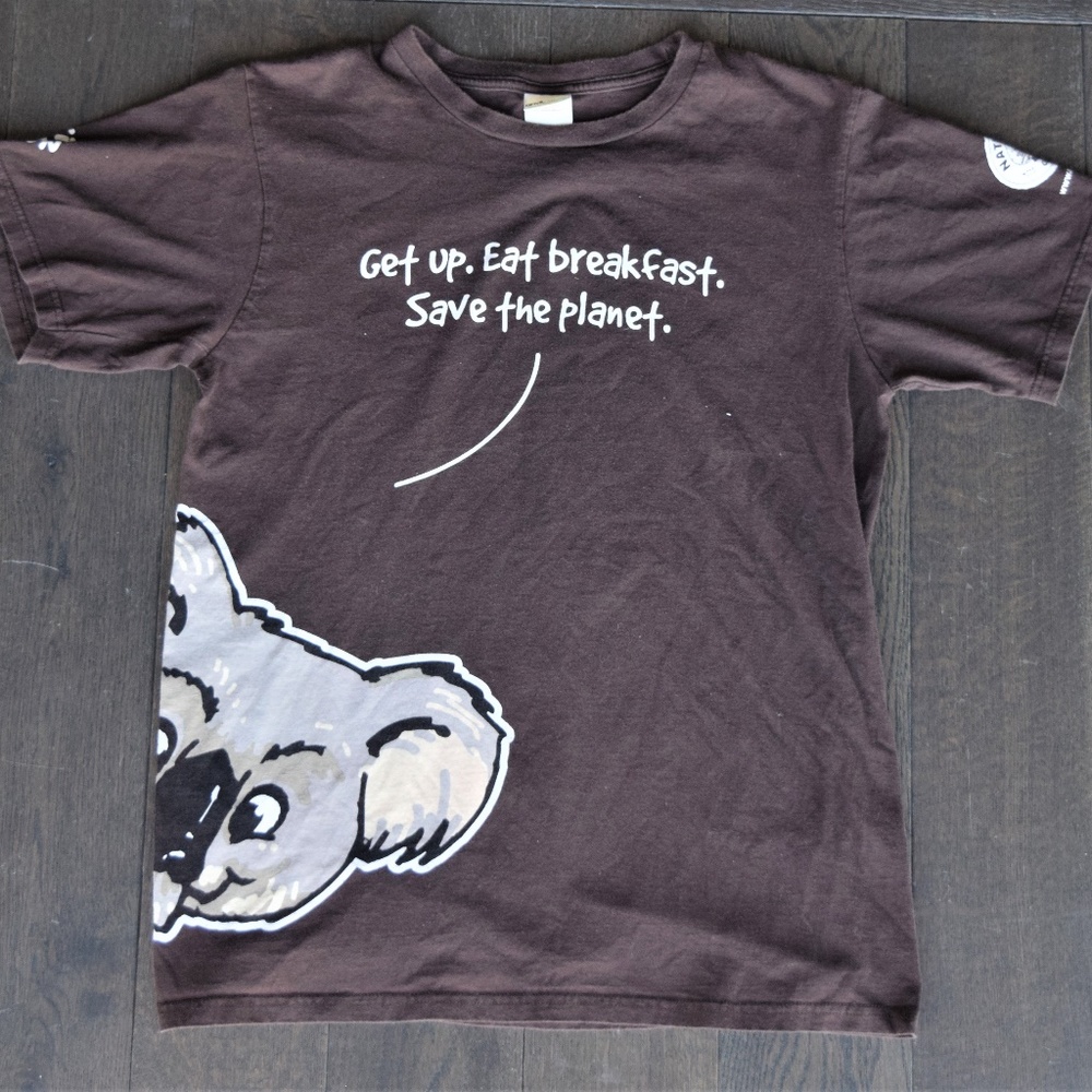 Organic Cotton Tee Mens Size M